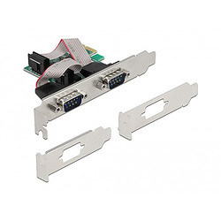 DeLOCK Carte PCI Express x1 vers 2xRS-232 en série