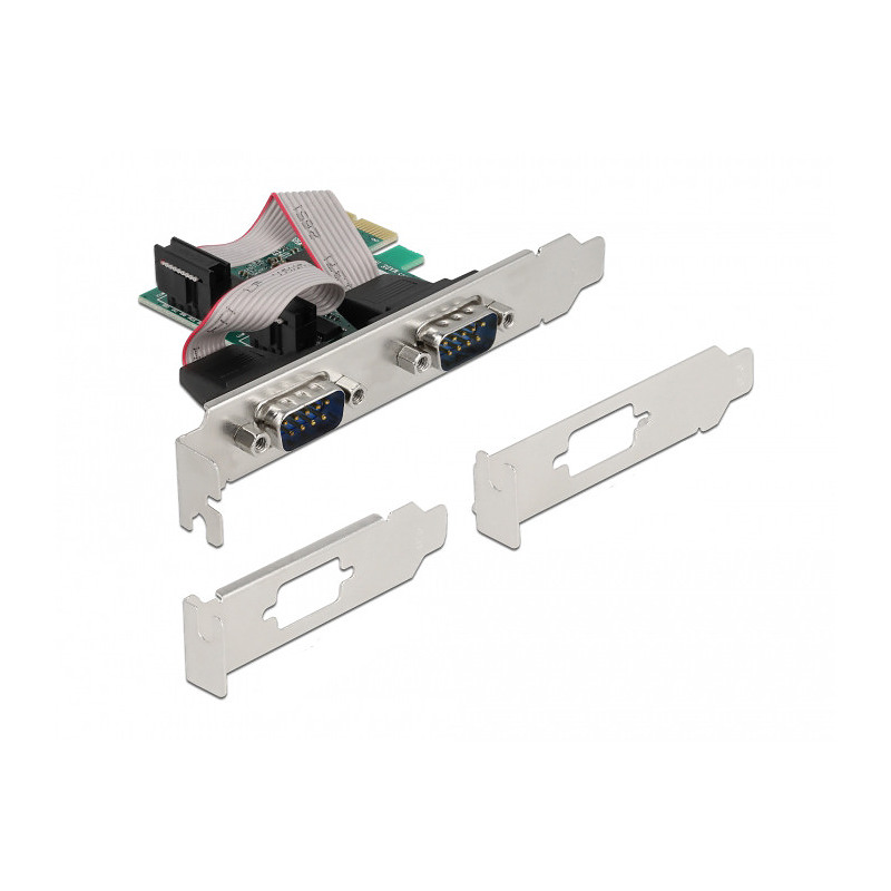 DeLOCK Carte PCI Express x1 vers 2xRS-232 en série