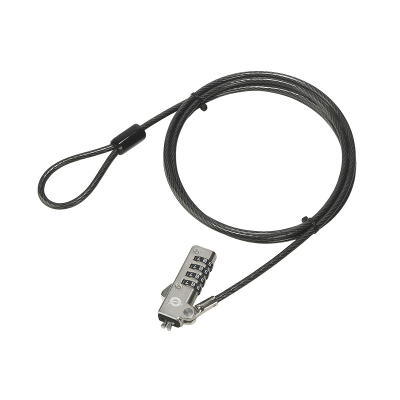 Conceptronic CUSTODIO01BW câble antivol Noir 1,8 m
