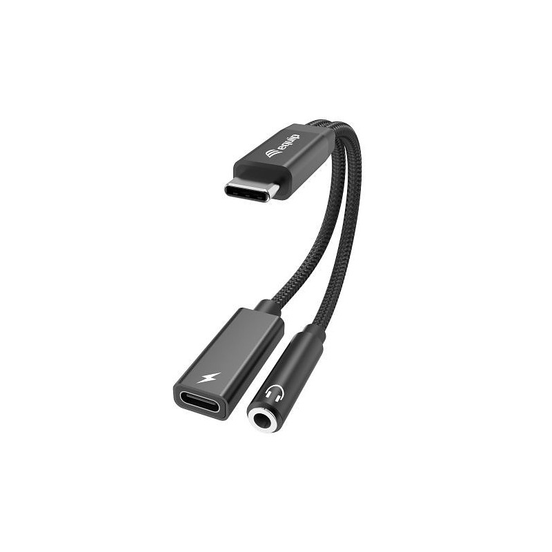 Equip 133470 USB-C USB-C / 3.5mm Audio Noir