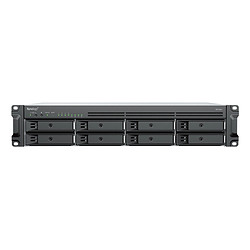 Synology RackStation RS1226+ serveur de stockage NAS Rack (2 U) AMD Ryzen V1500B 4 Go DDR4 0 To Synology DSM Noir