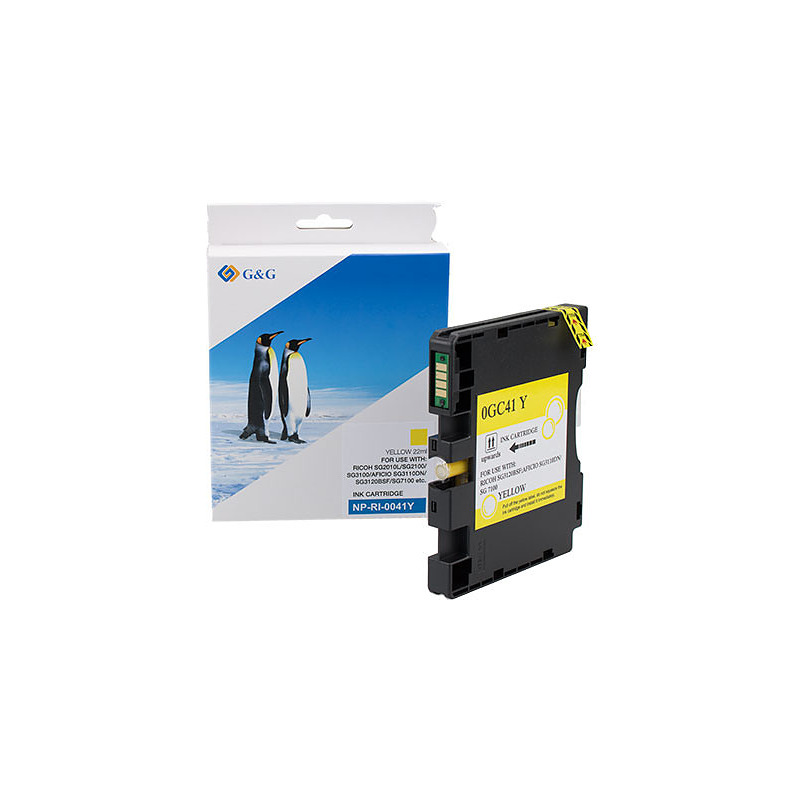 G&G 14002 cartouche d'encre 1 pièce(s) Compatible Rendement élevé (XL) Jaune