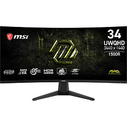 MSI MAG 346CQDF E20 34" LCD UltraWide Quad HD 0,5 ms Noir