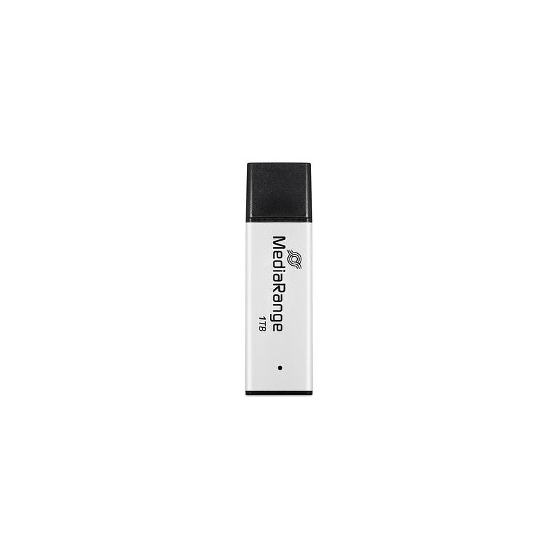 MediaRange MR1905-1 lecteur USB flash 1 To USB Type-A 3.2 Gen 1 (3.1 Gen 1) Noir, Argent