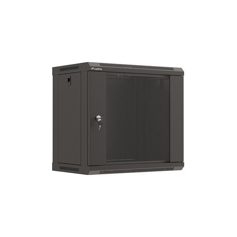 Lanberg WF03-5309-10B étagère 9U Rack monté sur le mur Noir