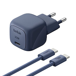 Belkin BoostCharge Ordinateur portable Bleu Secteur Charge rapide Intérieure