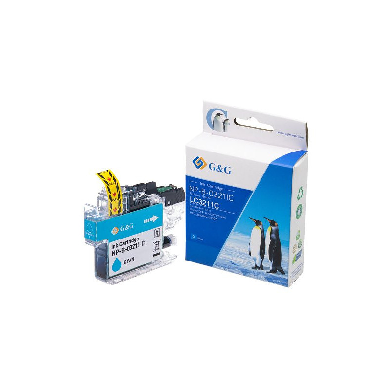 G&G 14917 cartouche d'encre 1 pièce(s) Compatible Cyan