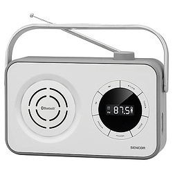 Sencor SRD 3200 W Radio portable Numérique Blanc