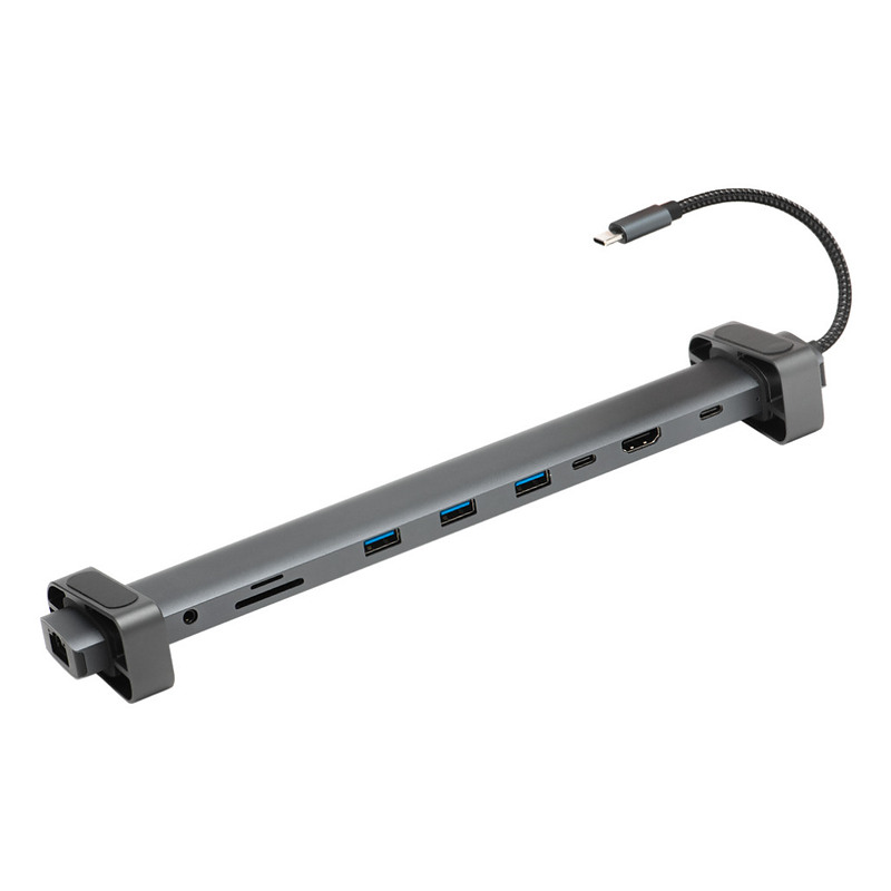 Bluestork HUB OFFICE PRO USB Type-C 5000 Mbit/s Gris