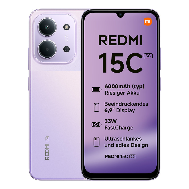 Xiaomi Redmi 15C 6.9" 128 Go Violet