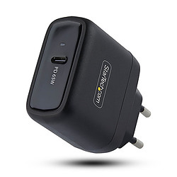 StarTech.com Chargeur PC Portable USB-C 65W, Chargeur Mural GaN Compact Pour Dell, XPS, HP ProBook, MacBook Pro, Surface Pro, No