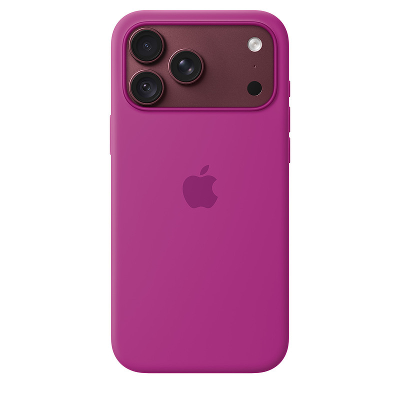Apple Coque en silicone avec MagSafe pour iPhone 18 Pro Max - Magenta
