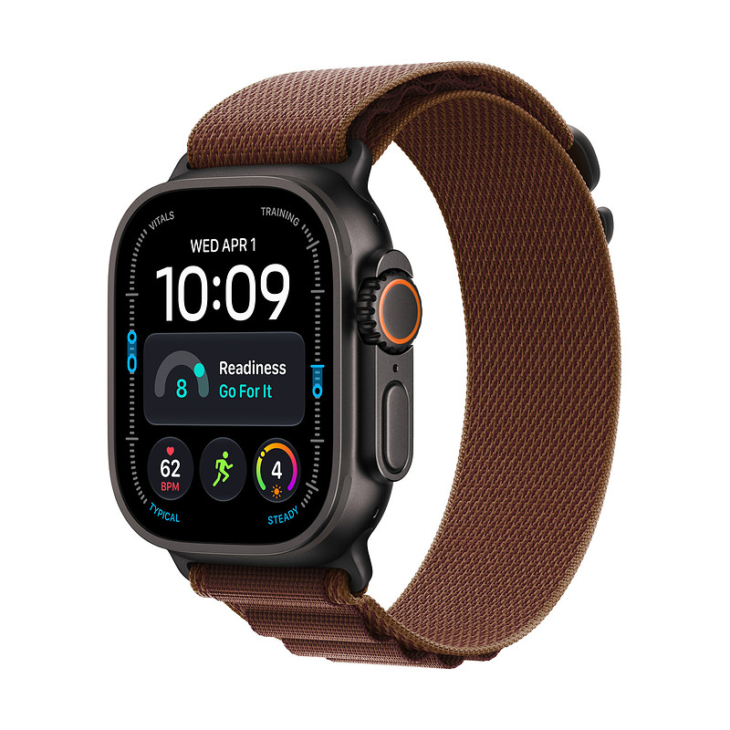 Apple Watch Ultra 4 OLED 49 mm Numérique 422x514 pixels Écran tactile 5G Noir Wifi GPS (satellite)