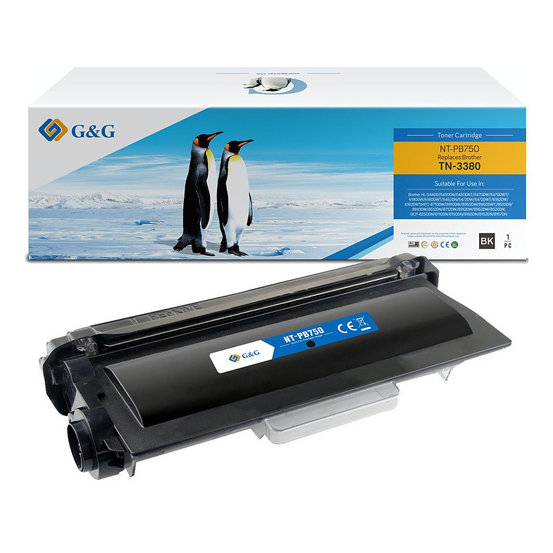 G&G 14313 Cartouche de toner 1 pièce(s) Compatible Noir