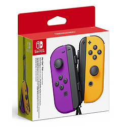 Nintendo Paire de manettes Joy-Con violet néon (G) et orange néon (D) pour Switch