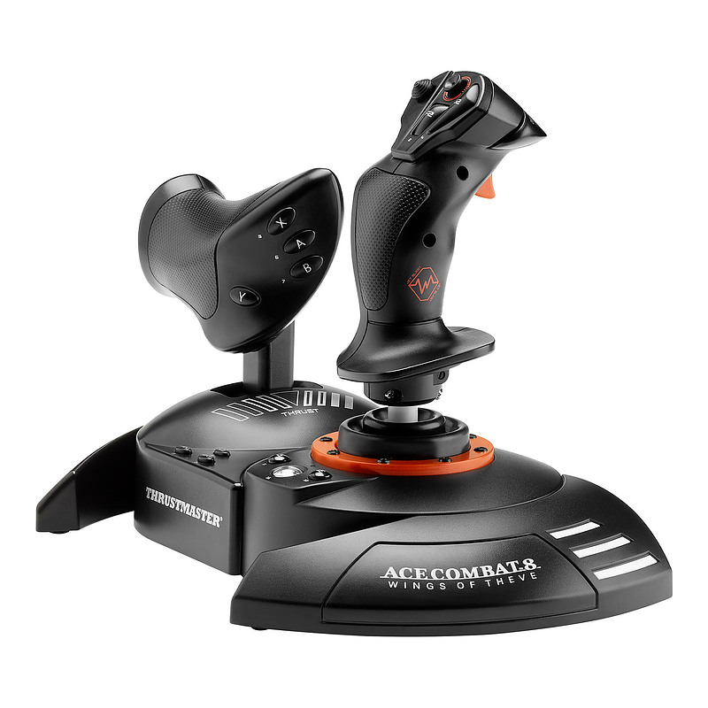 Thrustmaster T.Flight HOTAS NEO-X Ace Combat 8 Wings of Theve Edition Noir, Orange USB simulation de vol Analogique/Numérique PC
