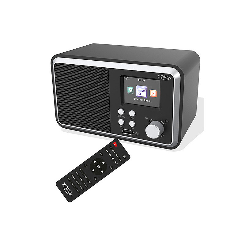 Xoro XOR400910 Radio portable Internet Numérique Noir