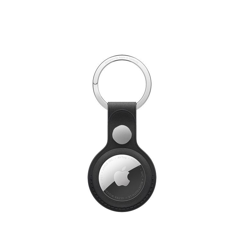 Apple Porte-clés en tissage fin AirTag - Noir
