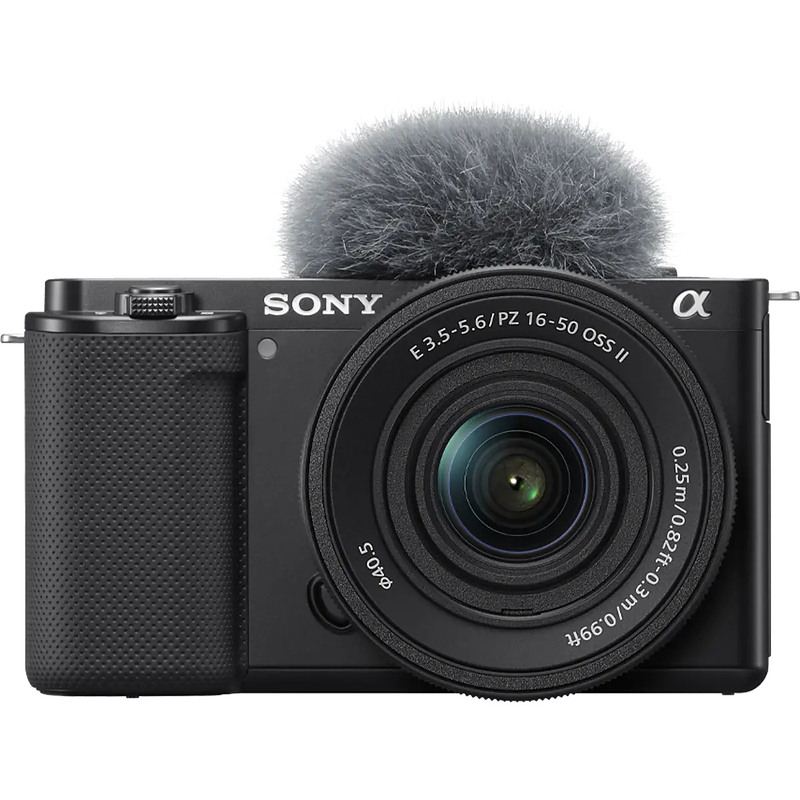 Sony ZV-E10 + E PZ 16-50mm F3.5-5.6 OSS II MILC 24,2 MP CMOS 6000x4000 pixels Noir