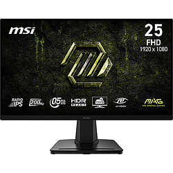 MSI MAG 256F E20 24.5" LCD Full HD 0,5 ms Noir