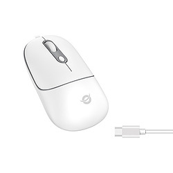 Conceptronic REGAS02W souris Universel Ambidextre USB Type-C Optique 2400 DPI