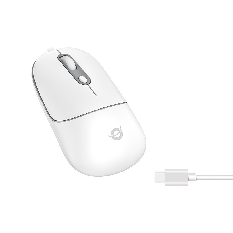 Conceptronic REGAS02W souris Universel Ambidextre USB Type-C Optique 2400 DPI