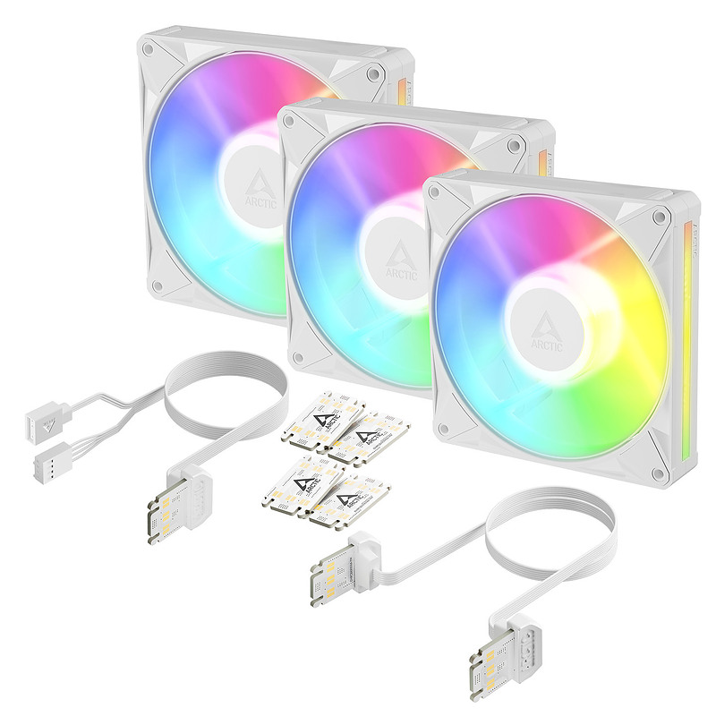 ARCTIC BioniX P14 A-RGB Boitier PC Ventilateur 14 cm Blanc 3 pièce(s)