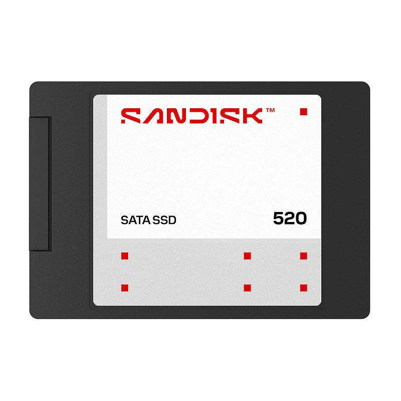 SanDisk SDSS51100TAB-000G0 500 Go 2.5" Série ATA III 3D TLC NAND