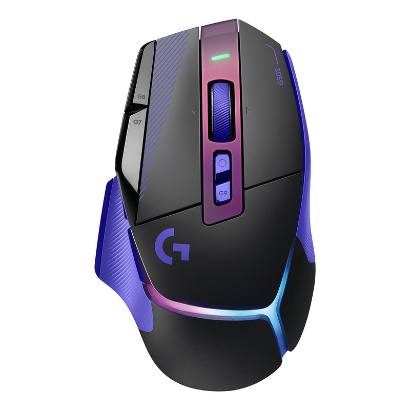 Logitech G502 X Plus Lightspeed Souris Gaming Sans Fil Optique Lilas - Image 7