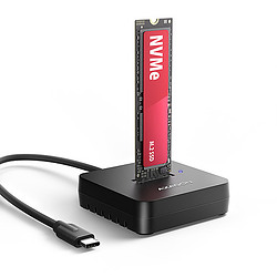 Axagon ADSA-M2C11L Station d'accueil de disques de stockage USB 3.2 Gen 2 (3.1 Gen 2) Type-C Noir