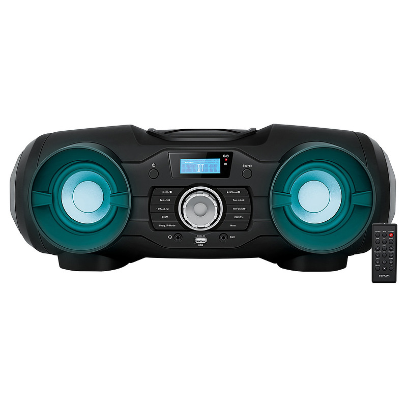 Sencor SPT 5800 Système stéréo portable Numérique 25 W FM Noir Lecture de MP3