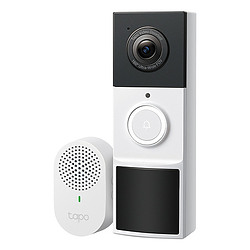 TP-Link Tapo Video Doorbell Camera Noir, Blanc