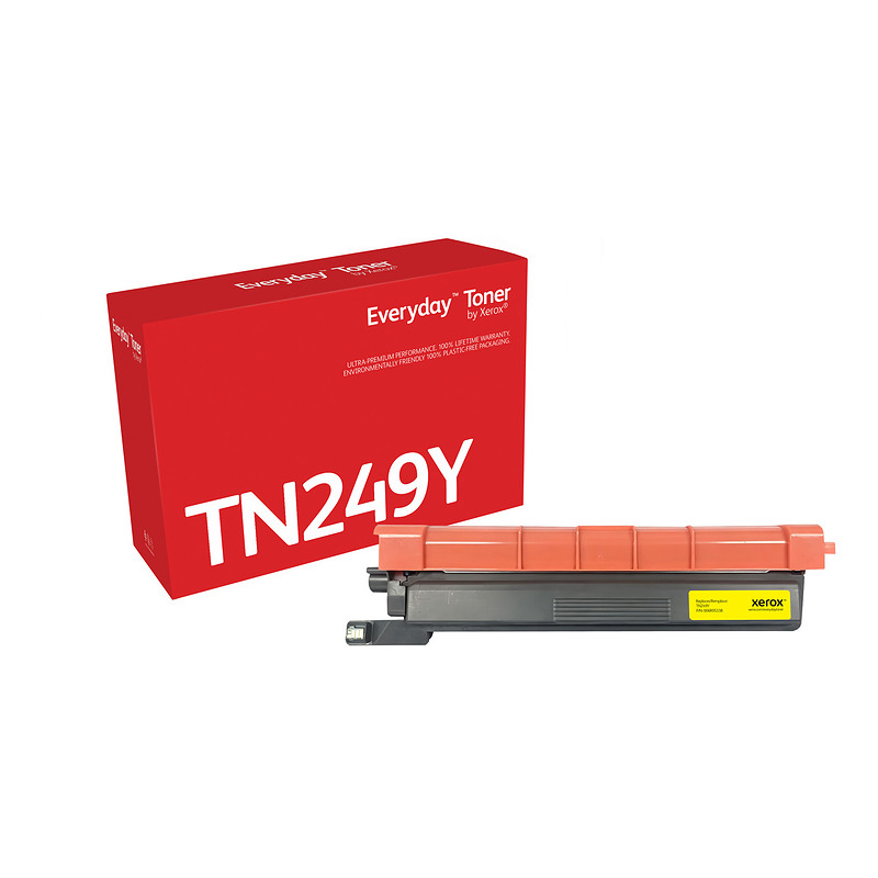 Toner Jaune Everyday de Xerox compatible avec Brother TN-249Y, Grande capacité