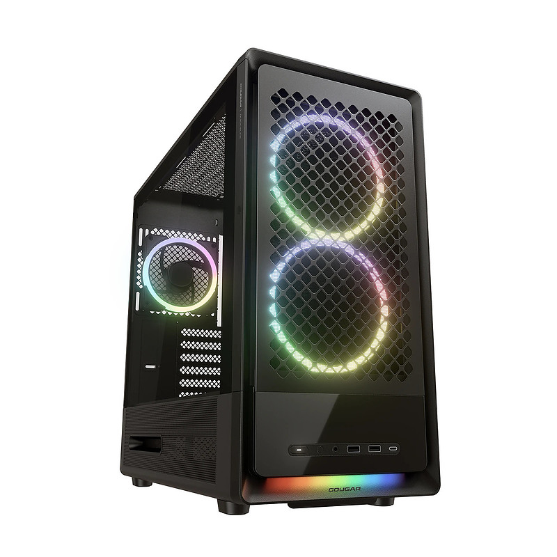 COUGAR DUOAIR RGB Midi Tower Noir