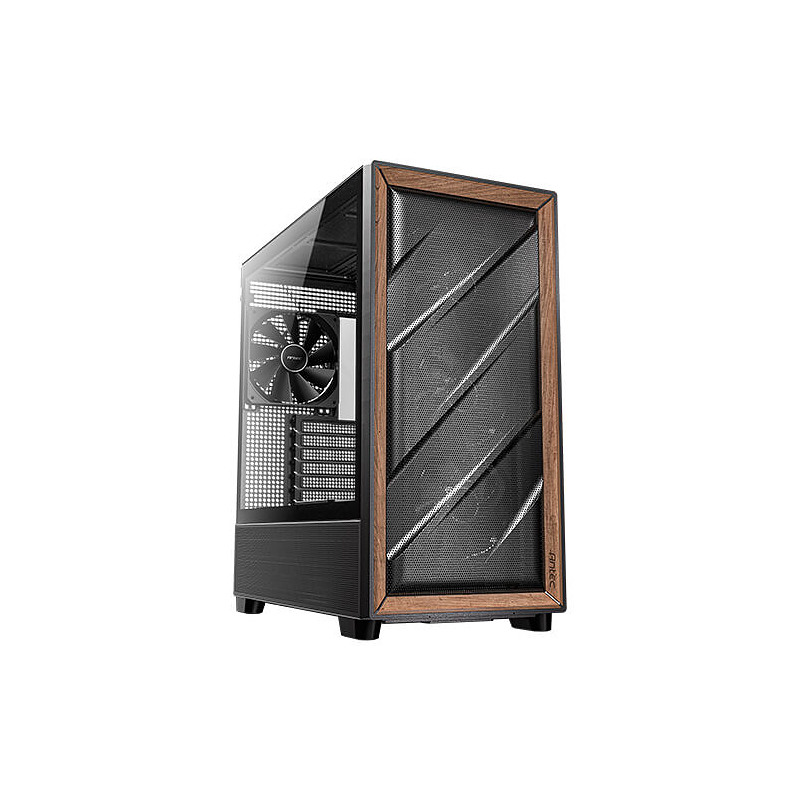 Antec 0-761345-10133-2 boîtier Midi Tower Noir, Bois