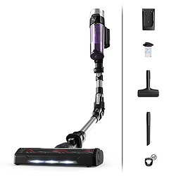 Rowenta RH2037 Aspirateur-balai 2 en 1 Batterie Sec Sans sac 0,4 L 250 W Noir, Violet