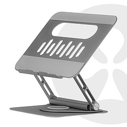 CLUB3D Support réglable en aluminium pour ordinateur portable avec hub USB-C