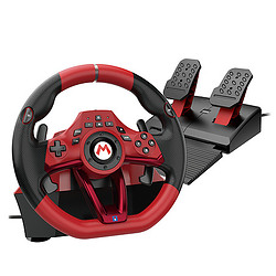 Hori NSX-123E accessoire de jeux vidéo Noir, Rouge USB Volant + pédales Nintendo Switch 2, Nintendo Switch OLED, Nintendo Switch