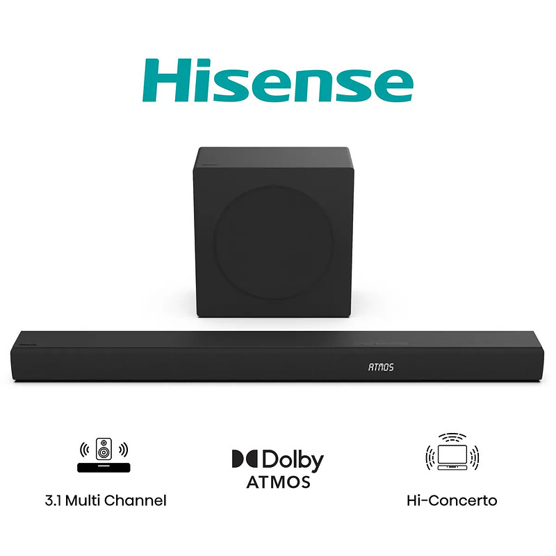 Hisense AX3100Q Noir 3.1 canaux 500 W