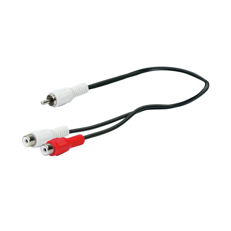 Schwaiger CIK8230533 câble audio 0,2 m 2xRCA RCA Noir