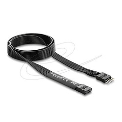 DeLOCK 86058 câble parallèle Noir 0,7 m
