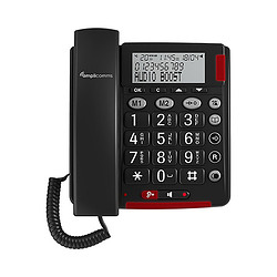 amplicomms Bigtel 48 Plus Téléphone analogique Identification de l'appelant Gris foncé