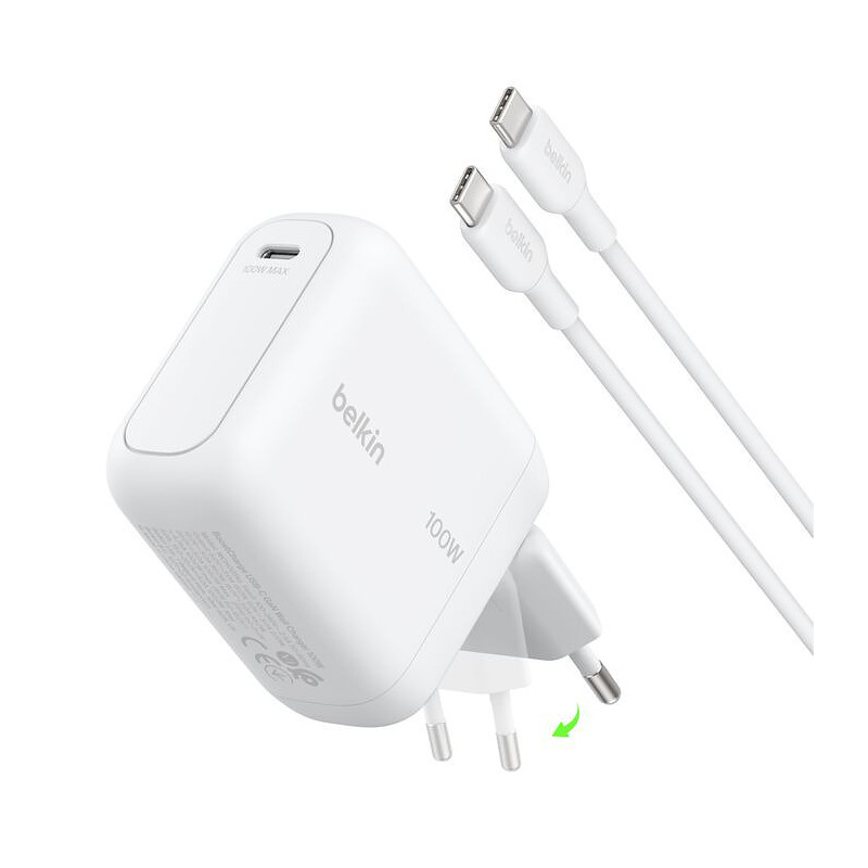 Belkin BoostCharge Universel Blanc Secteur Charge rapide Intérieure