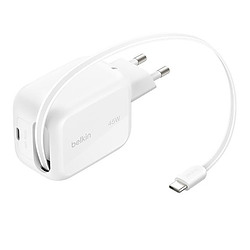 Belkin UltraCharge Smartphone, Tablette, Ordinateur portable, Casques, Smartwatch Blanc Secteur Charge rapide Intérieure