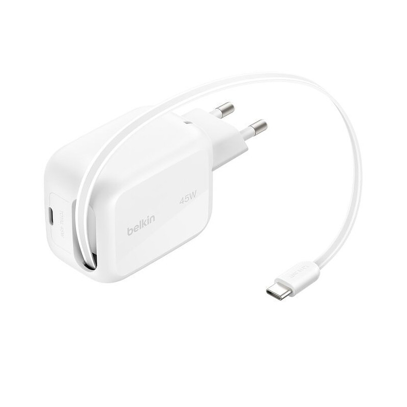 Belkin UltraCharge Smartphone, Tablette, Ordinateur portable, Casques, Smartwatch Blanc Secteur Charge rapide Intérieure