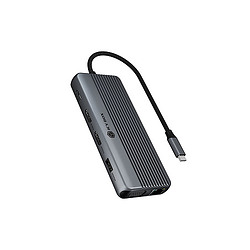 ICY BOX IB-DK4062-CPD Avec fil USB 3.2 Gen 1 (3.1 Gen 1) Type-C Anthracite