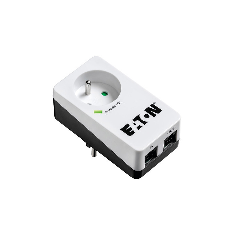 Eaton PB1TF protection surtension Noir, Blanc 1 sortie(s) CA 220 - 250 V