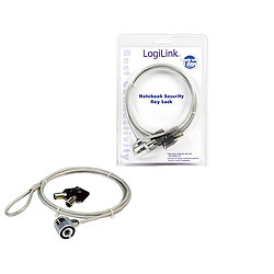 LogiLink Notebook Security Lock câble antivol 1,5 m