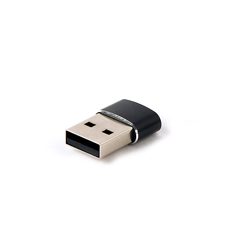 Gembird A-USB2-AMCF-02 changeur de genre de câble USB A USB C Noir