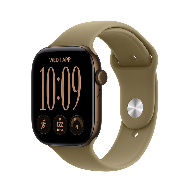 Apple Watch Series 12 OLED 42 mm Numérique 374x446 pixels Écran tactile Bronze Wifi GPS (satellite)